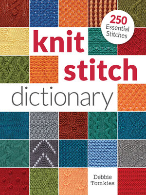 cover image of Knit Stitch Dictionary
